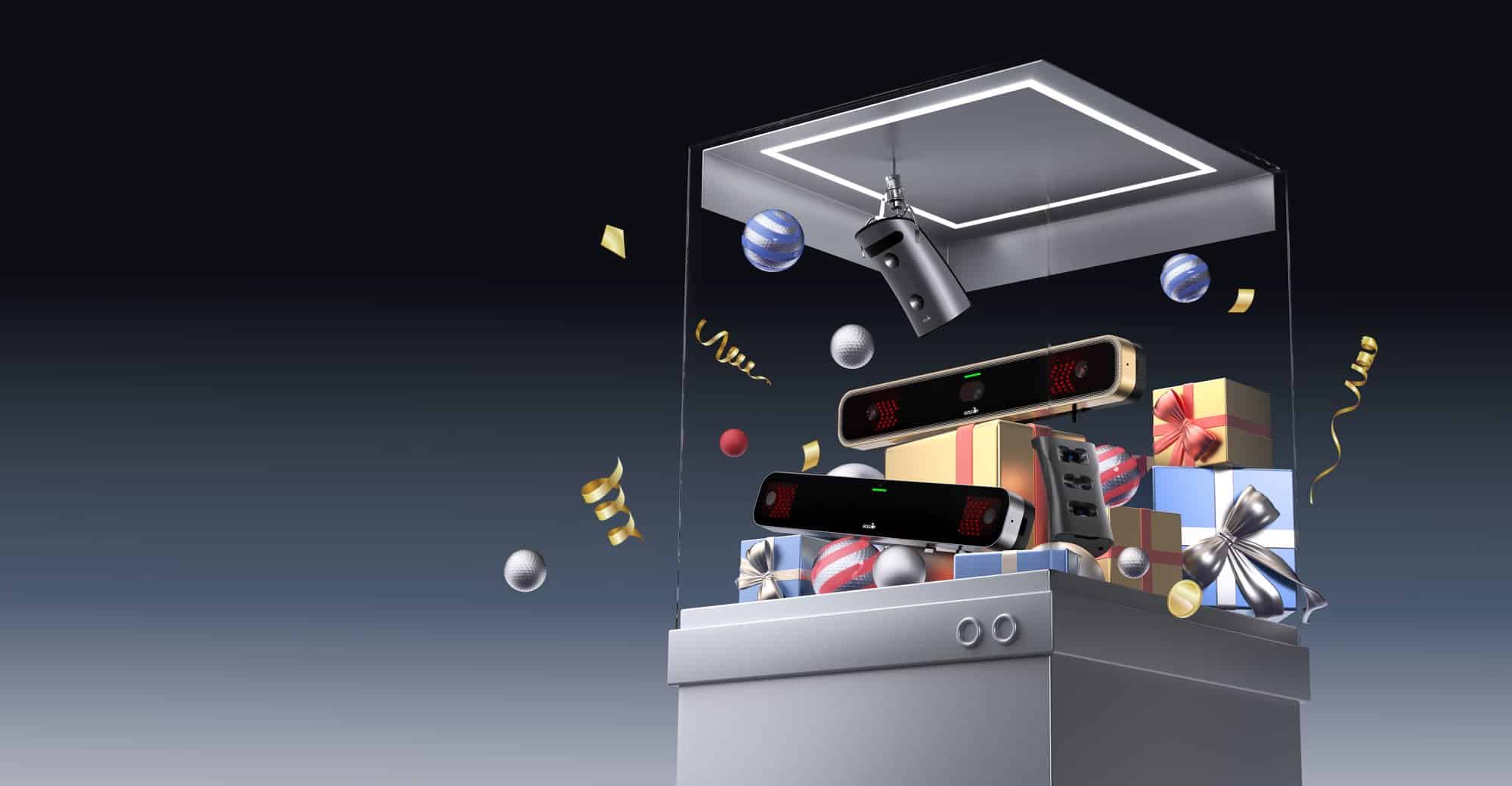 Het assortiment draagbare en overhead launch monitors van GolfJoy